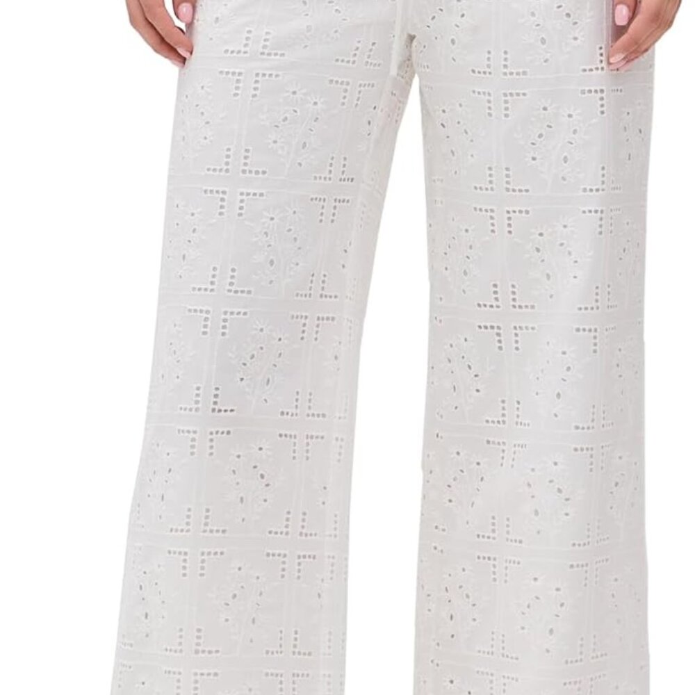 Comfortable Cotton Women's Vera Pants with Drawstring Waist - Small Size